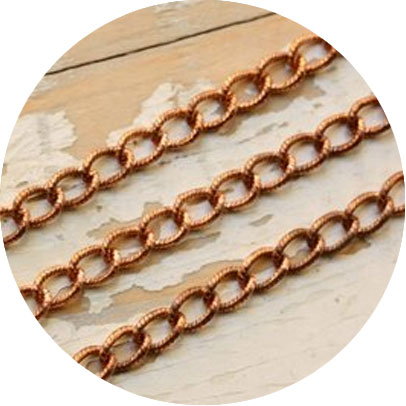 Copper Nickel 70/30 Twist Link Chain
